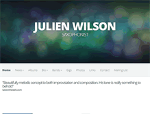 Tablet Screenshot of julienwilson.com